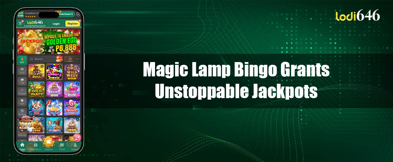 magic lamp bingo