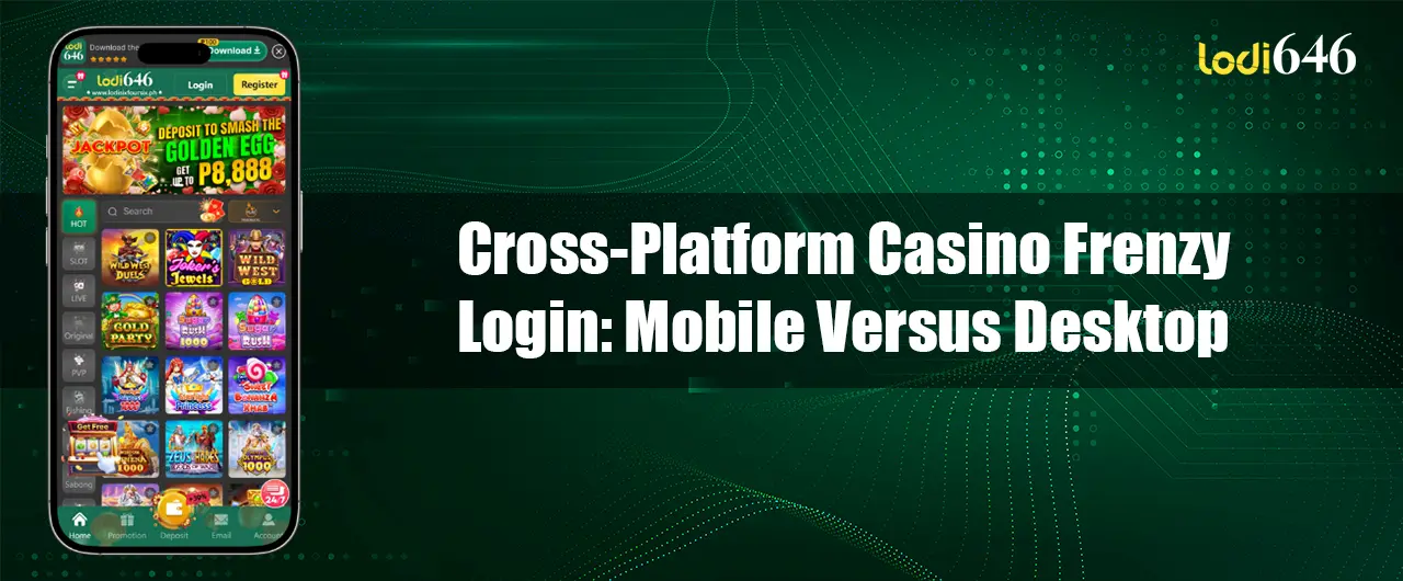 casino frenzy login