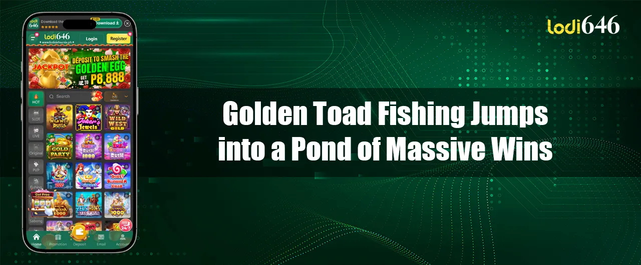 golden toad fishing